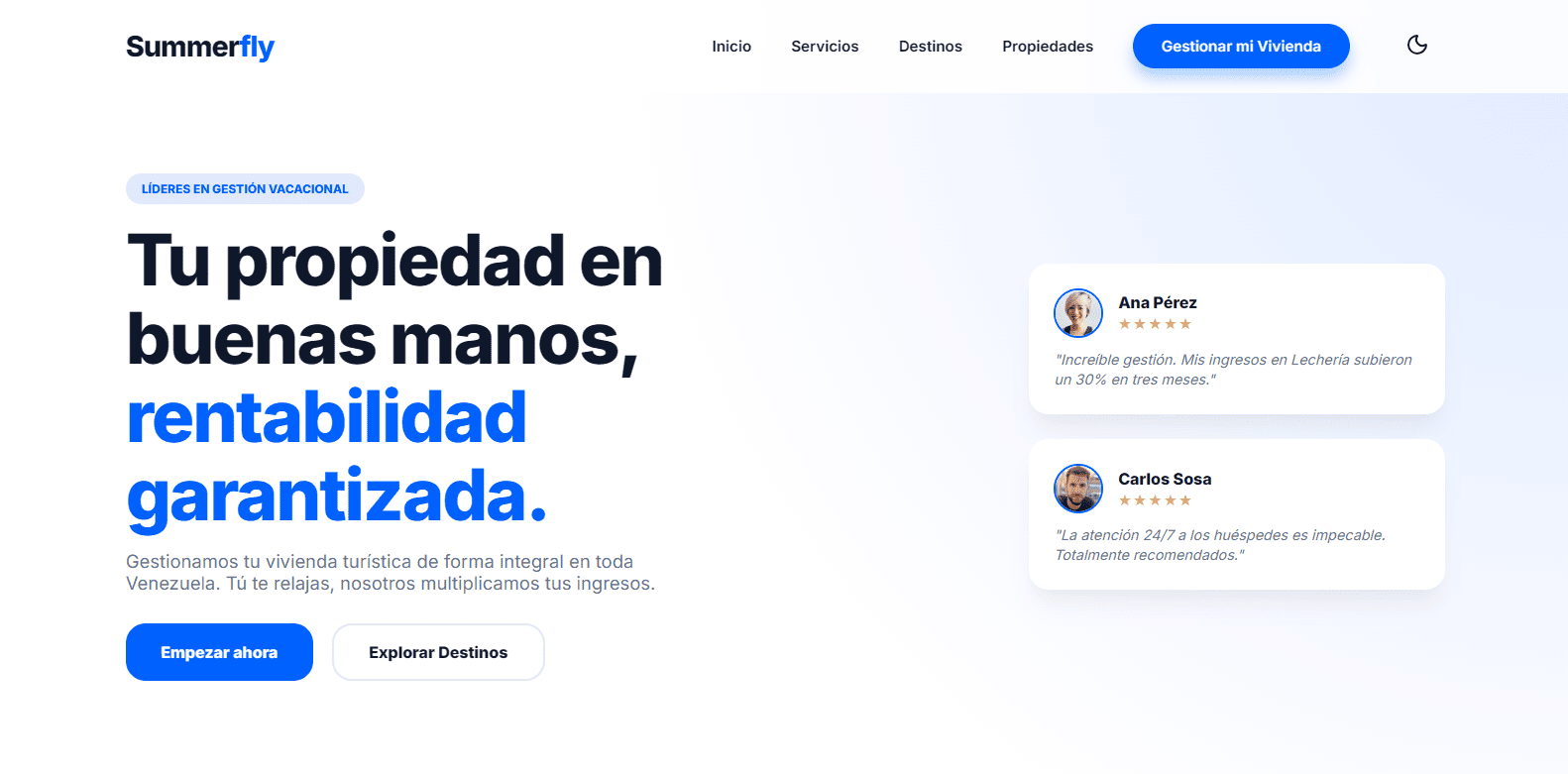 Summerfly - Gestión de alquiler vacacional