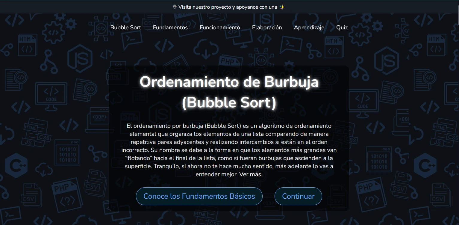 Método de Burbuja - Visualización interactiva